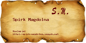 Spirk Magdolna névjegykártya
